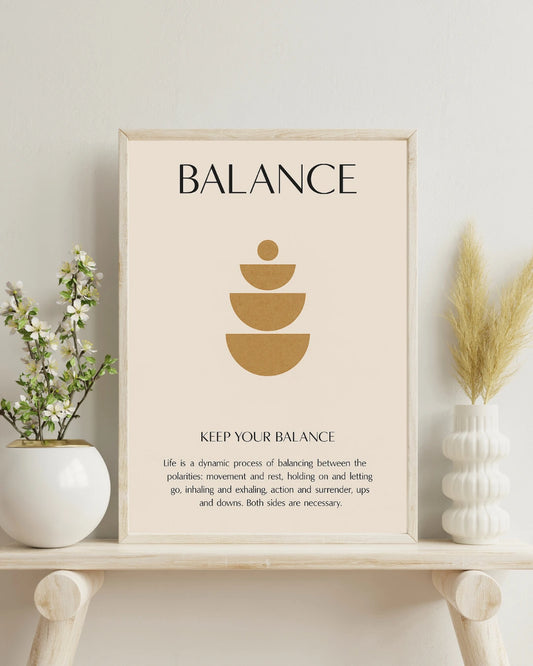 Balance Poster