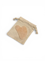 Pembe Kuvars Gua Sha Yüz Masaj Taşı